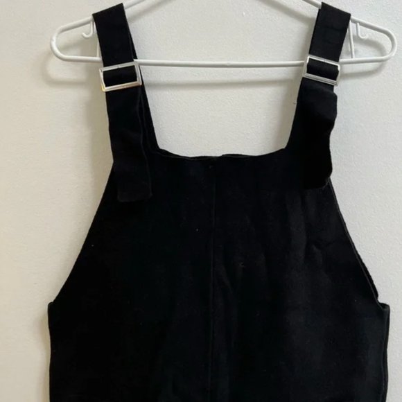 Zara Knit Overalls Jumpsuit M - Picture 4 of 9